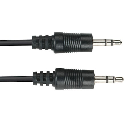 Black Box 3.5-Mm Stereo Audio Cables, 24 Awg, Male EJ110-0015
